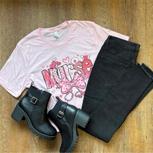 Valentine’s Day Nurse Graphic T